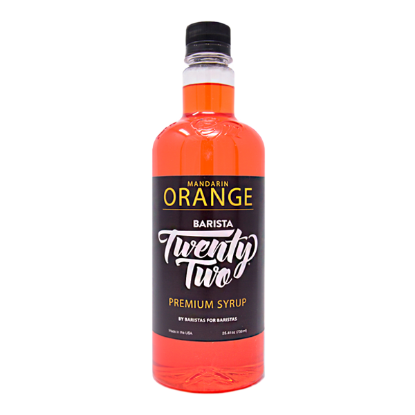 Barista 22 Mandarin Orange Syrup, 750 ml – Dillanos Coffee Roasters