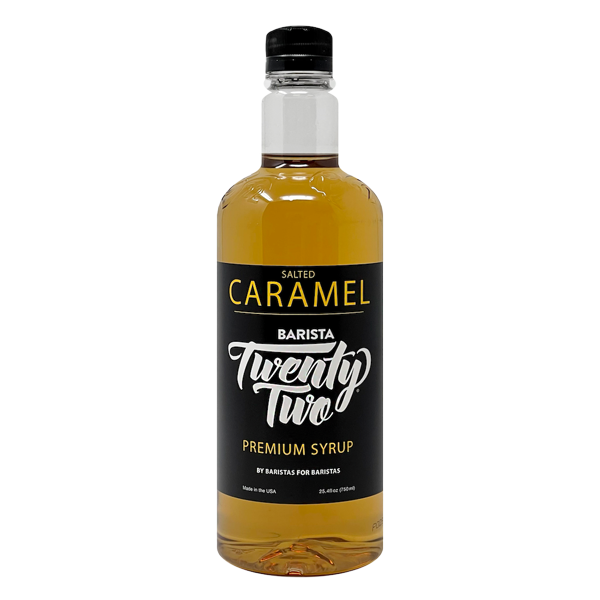 Barista 22 Salted Caramel Syrup, 750 ml – Dillanos Coffee Roasters