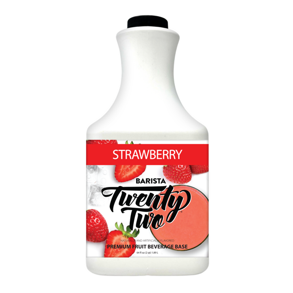 Barista 22 Strawberry Premium Fruit Smoothie Base, 64oz – Dillanos
