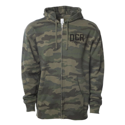 DCR Camo Zip Hoodie by Dillanos Coffee Roasters