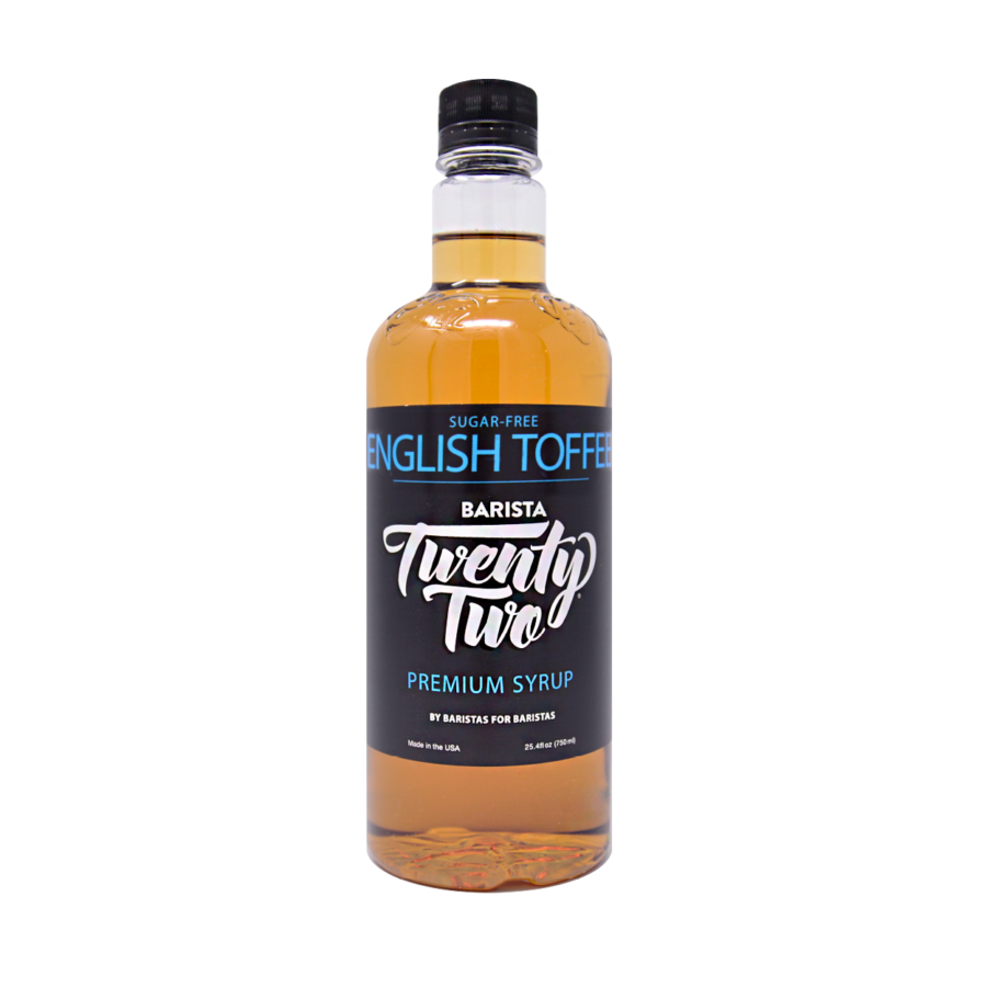 Barista 22 Sugar-Free English Toffee Syrup | Dillanos Coffee Roasters