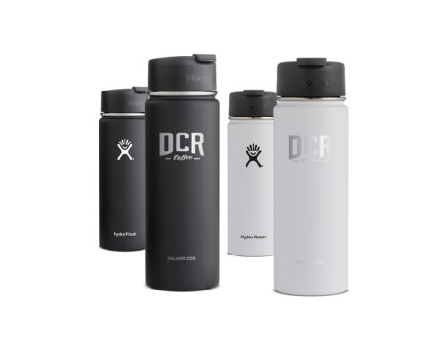 DCR Logo Hydro Flasks 20 oz wide mouth with flip lid