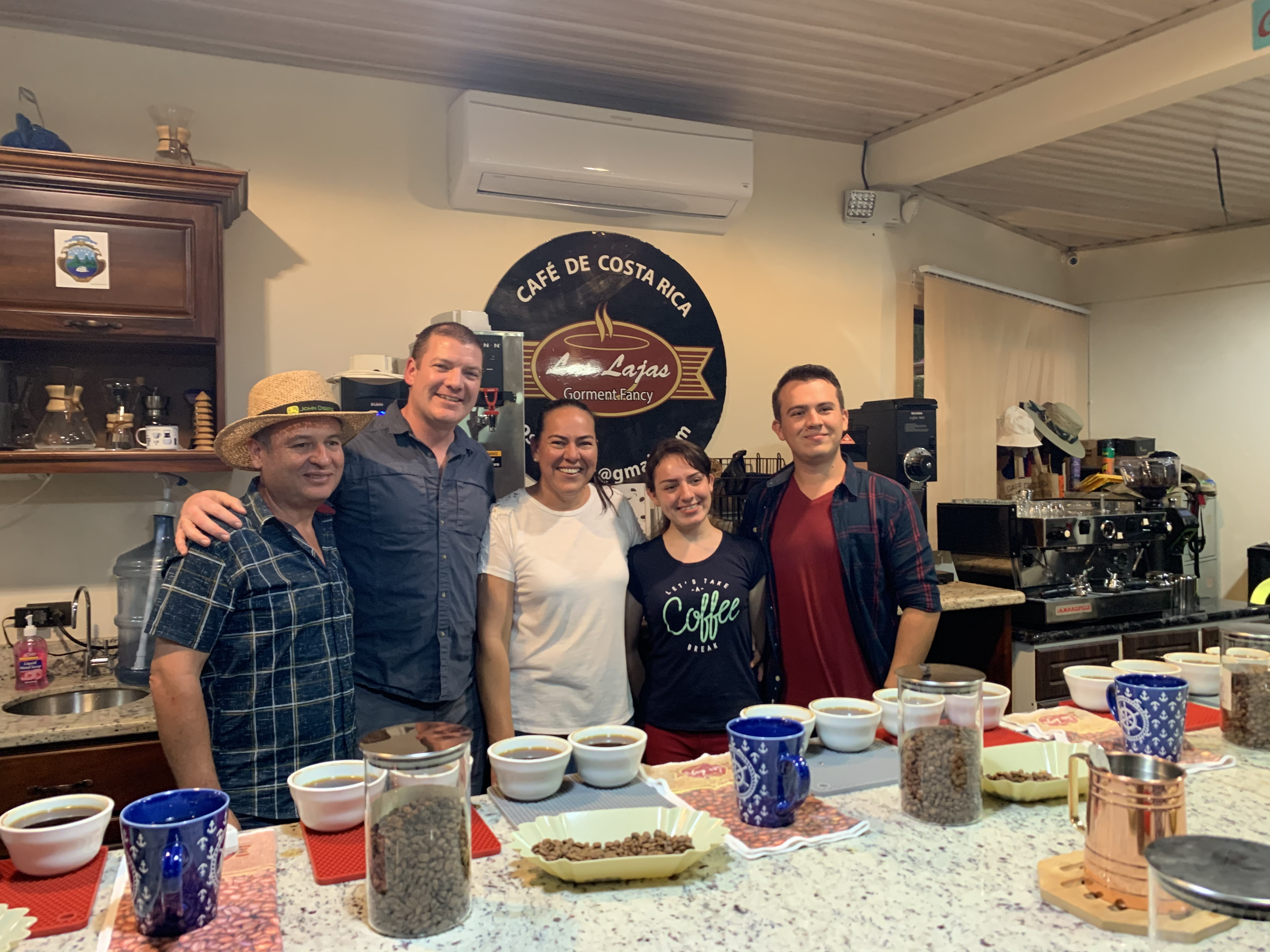 Phil with the Chacon Family in Costa Rica