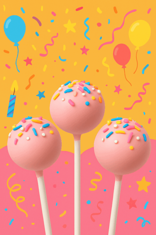 Kimmie Cake Pops - Birthday Cake, 12ct