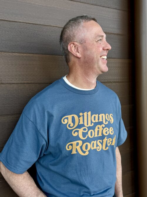 Dillanos Coffee Roasters T-Shirt, Chocolate Brown - Image 3