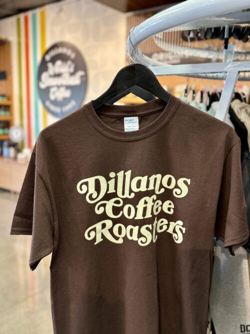 Dillanos Coffee Roasters T-Shirt, Chocolate Brown - Image 2