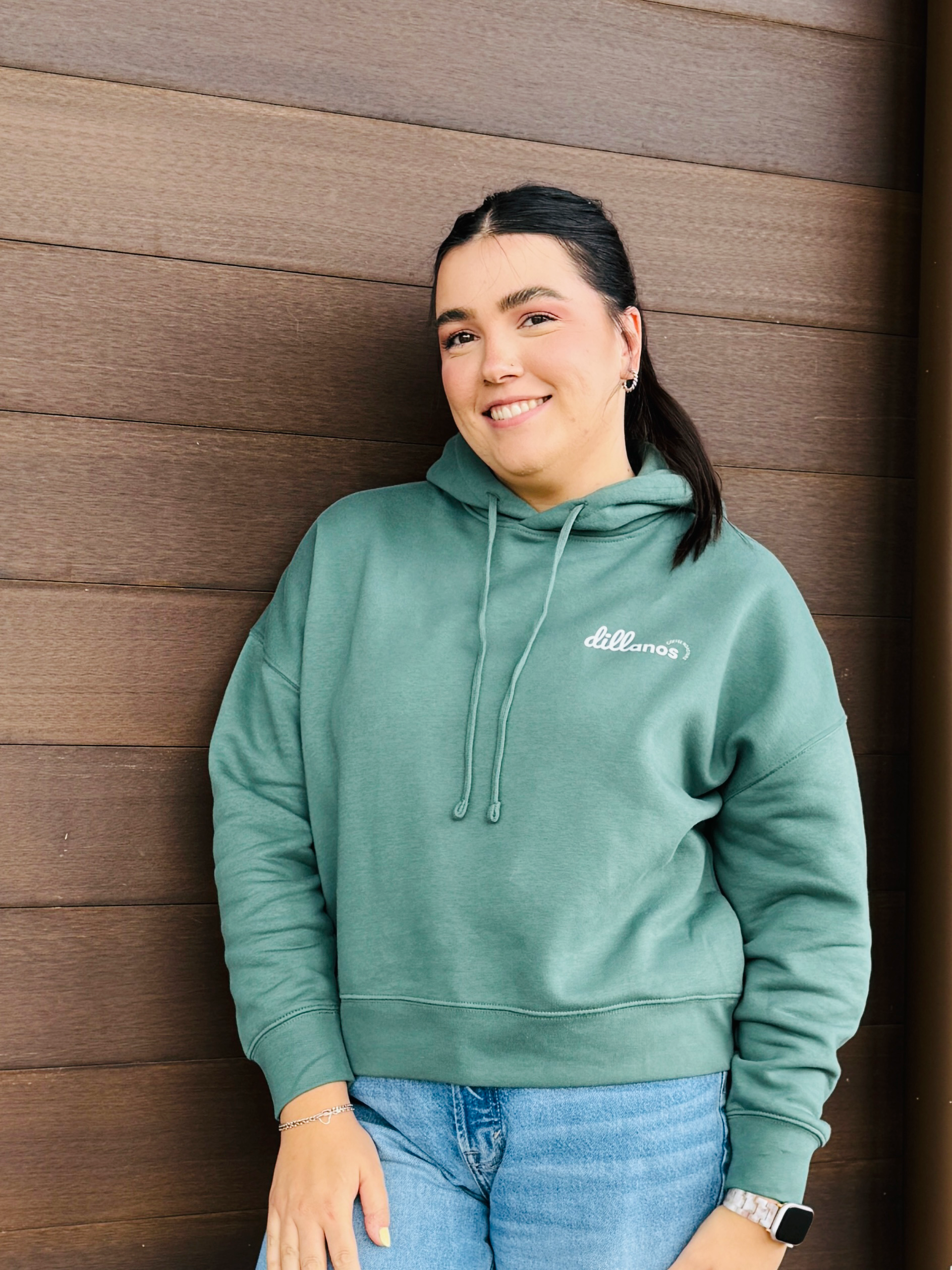 Women's Dillanos Pullover Hoodie, Green - Image 4