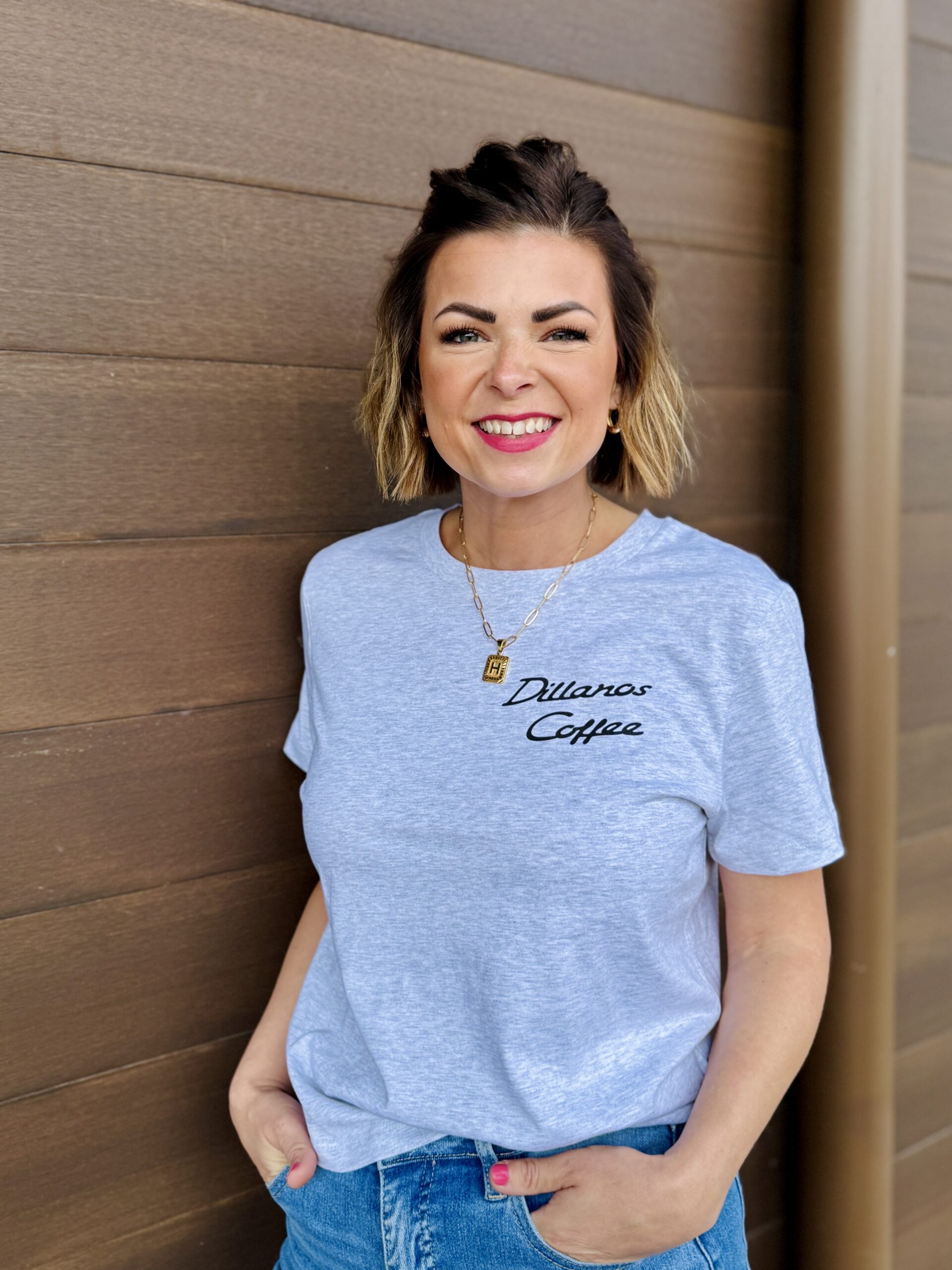 Women's Dillanos Coffee T-Shirt, Heather Gray - Image 3