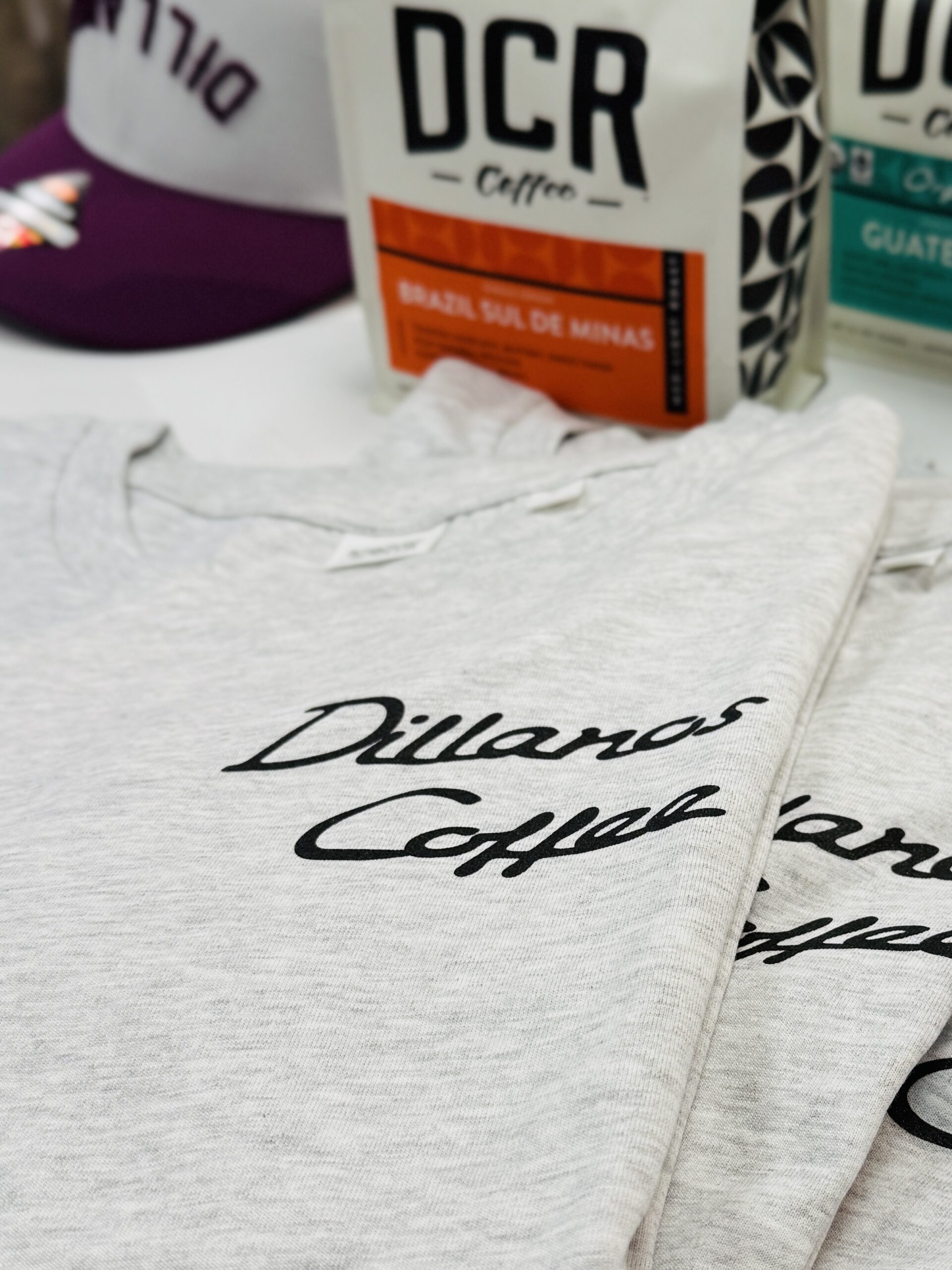 Women's Dillanos Coffee T-Shirt, Heather Gray - Image 4